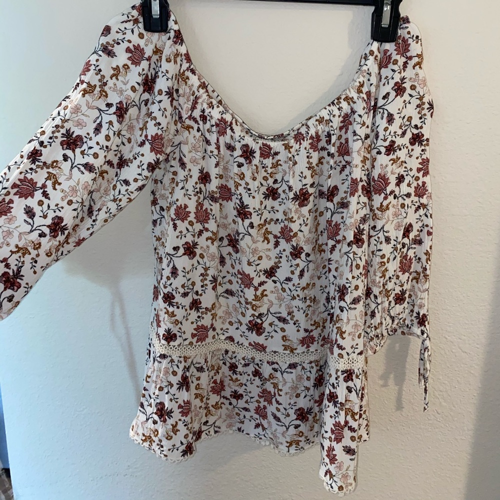 American Eagle Long-Sleeve Blouse